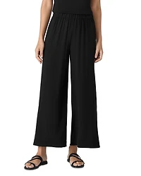 High Rise Silk Pants