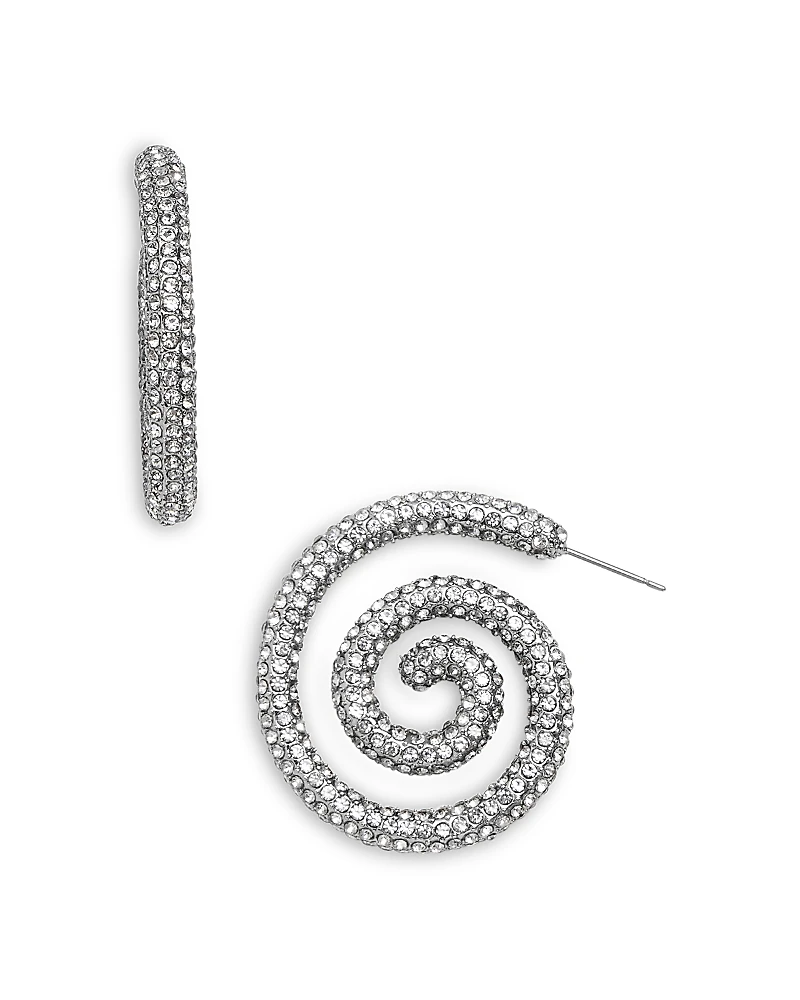 Baublebar Nicole Pave Spiral Drop Earrings