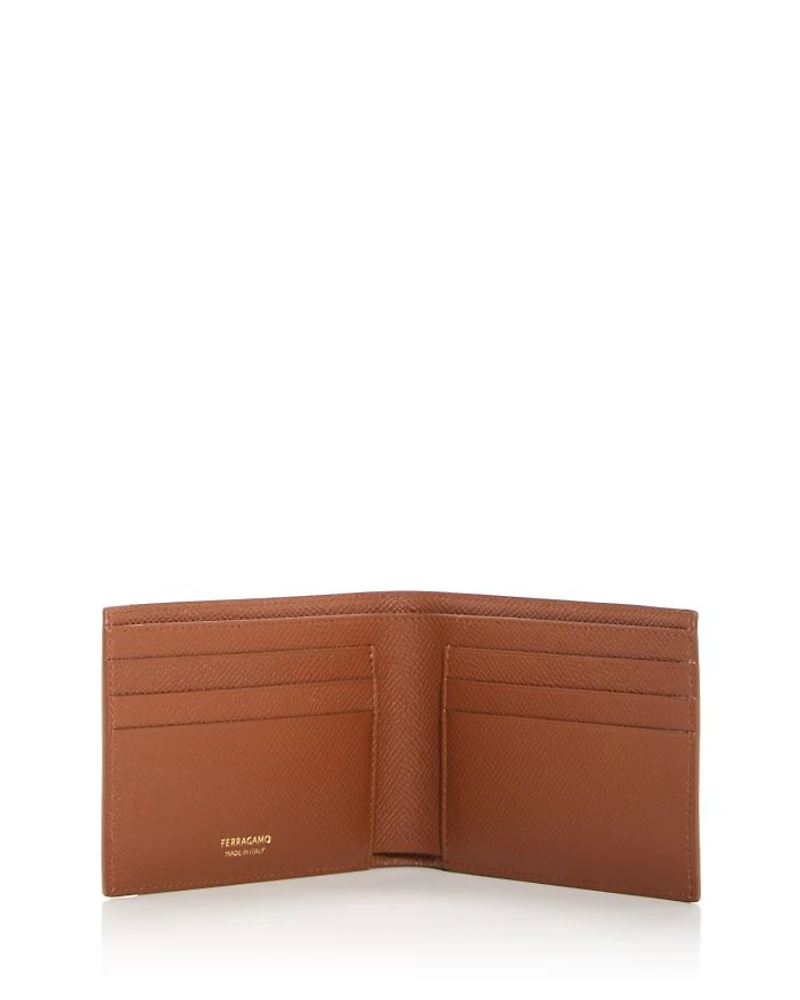 Micro Gancio Leather Bifold Wallet