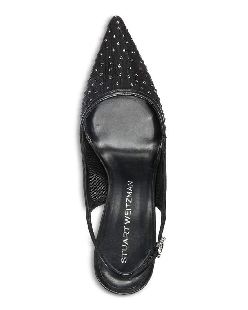 Women's Emilia Mesh 85 Slingback High Heel Pumps