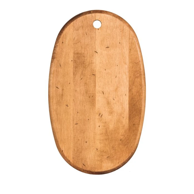 14" Distressed Maple Oval Serving Board