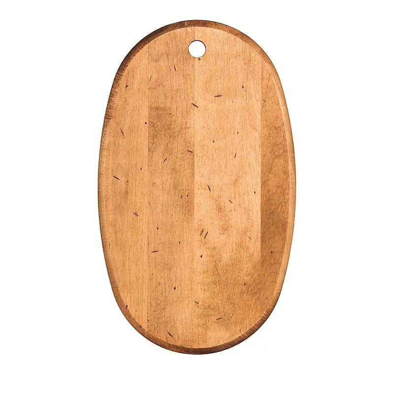 J. k. Adams 14 Distressed Maple Oval Serving Board