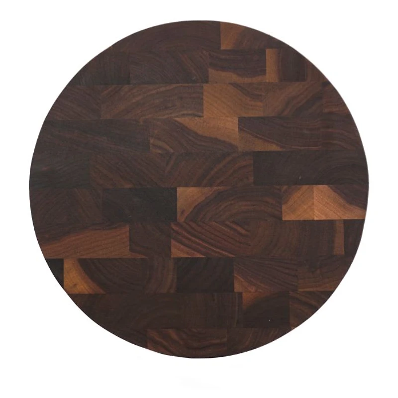 12" Round Walnut End Grain Board