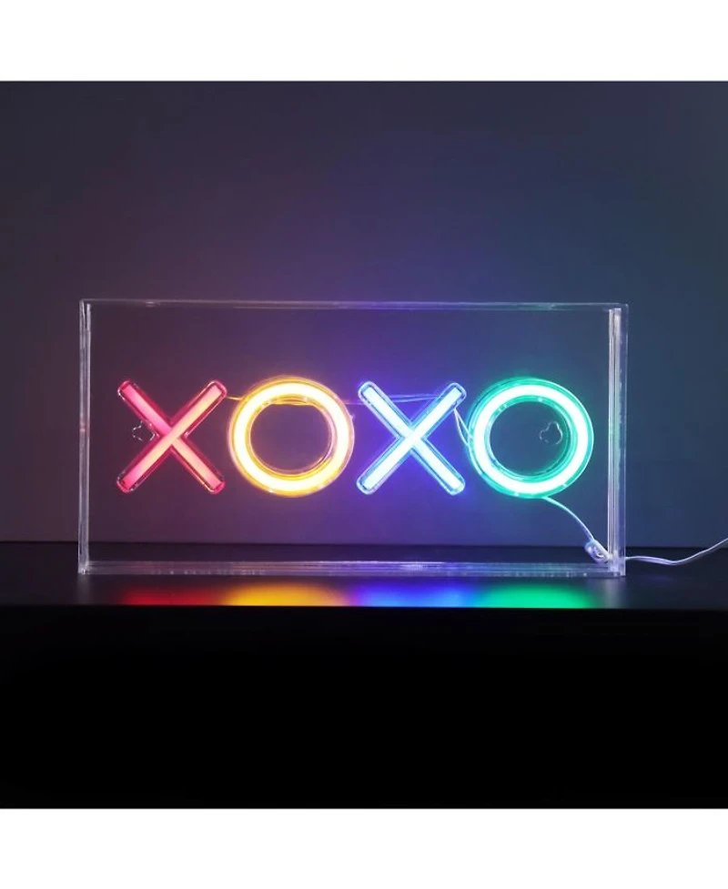 XOXO Neon Sign with RBG Lights - Ages 5-7