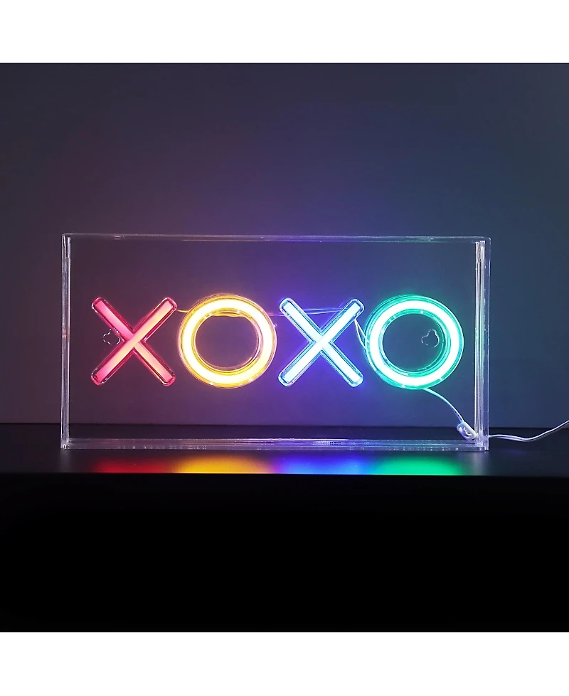 Wireless Express Xoxo Neon Sign with Rbg Lights - Ages 5-7