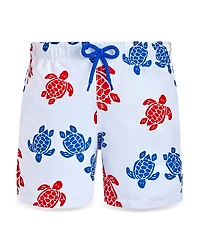 Vilebrequin Boys' Jim Multi Color Turtle Swim Trunks - Little Kid, Big Kid