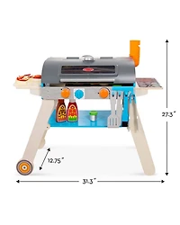 Deluxe Grill & Pizza Oven Play Set - Ages 3-6