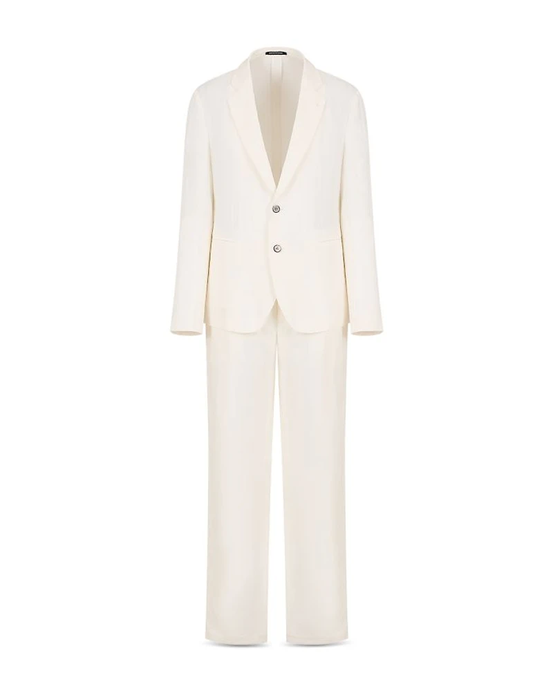 Single Breasted Notch Lapel Classic Fit Suit