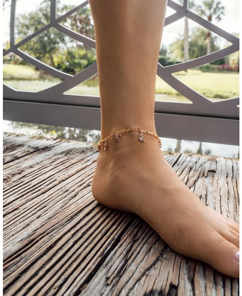 Caria Butterfly Ankle Bracelet