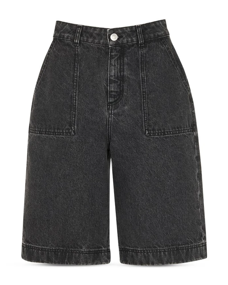 Raya Longline Denim Shorts