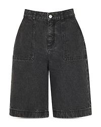 Raya Longline Denim Shorts