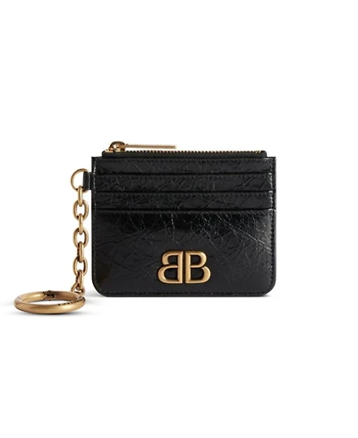 Monaco Card Holder with Keychain