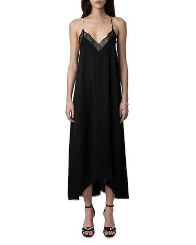 Risty Silk Jacquard Dress