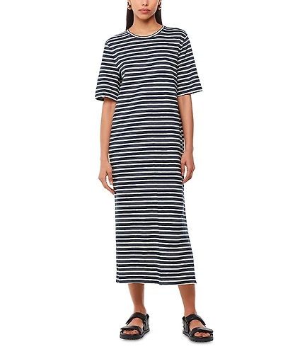 Whistles Breton Stripe Jersey Dress