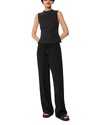 Plissé Sleeveless Top