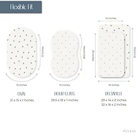 Unisex Waterproof Bassinet Sheet Set - Baby