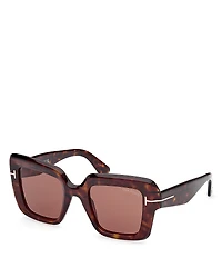 Tom Ford Square Sunglasses, 50mm