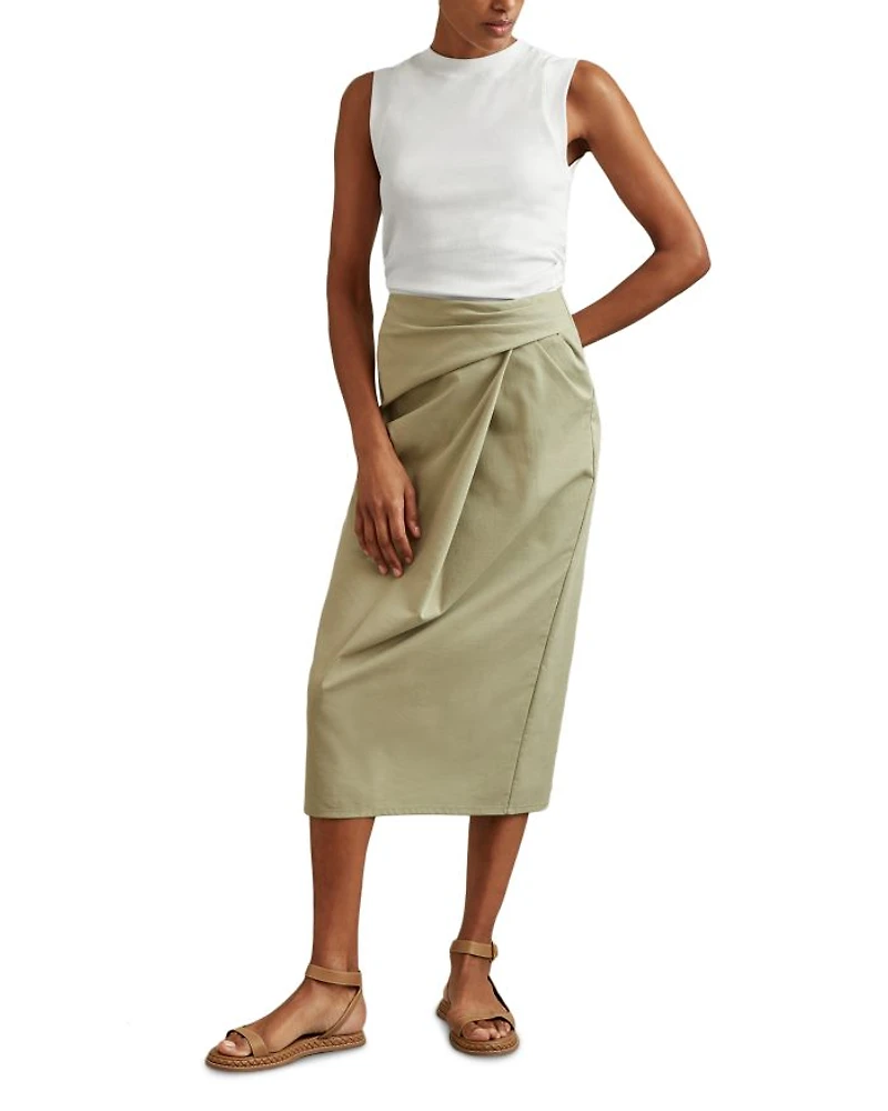 Trudy Ruched Ribbed Tank Top