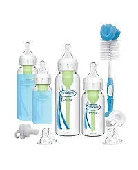 Dr. Brown's Dr. Browns Unisex 18 Piece Anti-Colic Options+ Narrow Glass Baby Bottle Starter Set