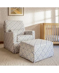 Crawford Water Repellent & Stain Resistant Gliding Ottoman