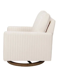 Poe Water Repellent & Stain Resistant Channeled Swivel Glider