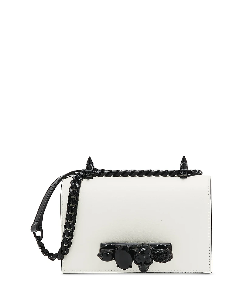 McQueen Mini Jeweled Satchel