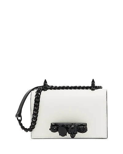 McQueen Mini Jeweled Satchel