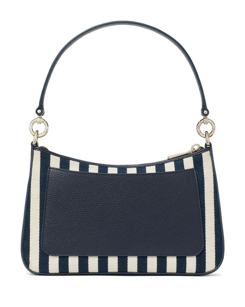 Hudson Striped Canvas Fabric Convertible Crossbody