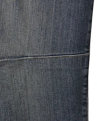 Mahni High Rise Barrel Leg Jeans Mid Blue