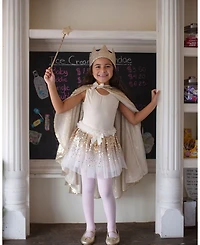 Gracious Gold-Tone Sequins Skirt, Wings, & Wand Costume - Ages 4-6