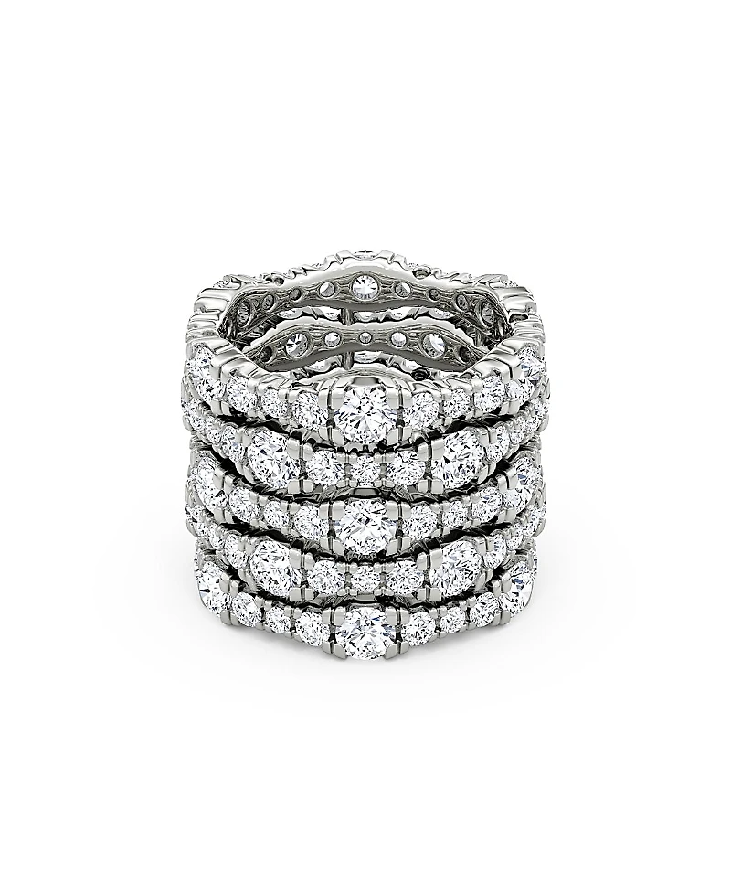 Vrai 5 Row Pave Ring