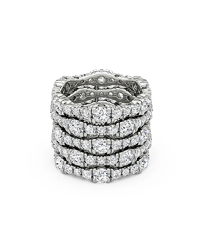 Vrai 5 Row Pave Ring