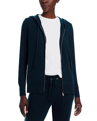 C by Bloomingdale's Cashmere Zip Hoodie - Exclusive