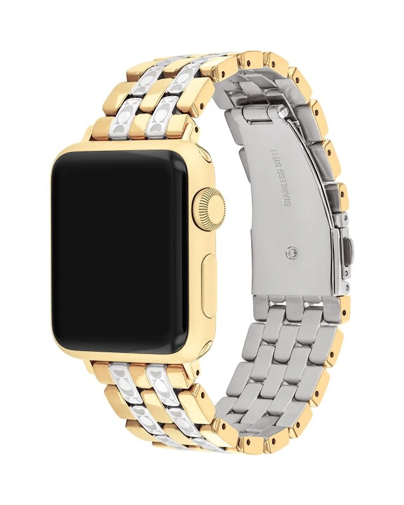 Apple Watch® Two-Tone Stainless Steel Bracelet