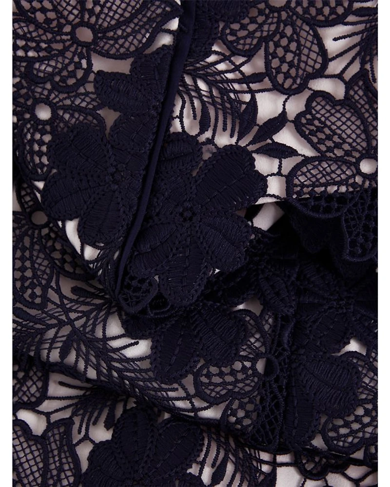 Hannah Lace Midi Dress