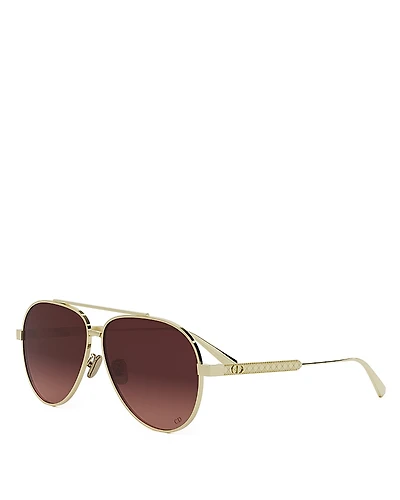 Dior DiorCannage A1U Pilot Sunglasses, 61mm
