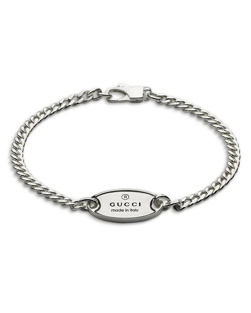 Sterling Silver Trademark Link Bracelet