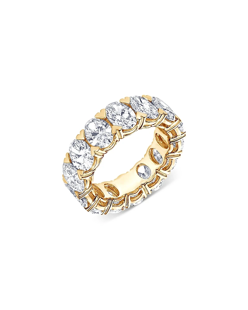 Bloomingdale's Fine Collection Certified Lab Grown Diamond Oval Eternity Band