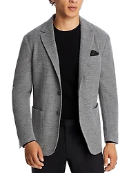 Canali Textured Jersey Knit Casual Sport Coat