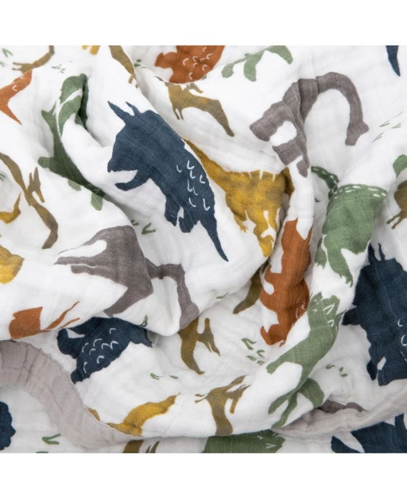 Unisex Cotton Muslin Quilted Throw - Baby