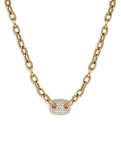 Crivelli 18K Yellow Gold Diamond Pave Pendant Necklace, 15.5-17.5 - Exclusive