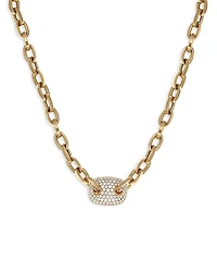 Crivelli 18K Yellow Gold Diamond Pave Pendant Necklace, 15.5-17.5 - Exclusive