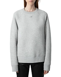 Upper Pmo Rhinestone Wings Sweatshirt