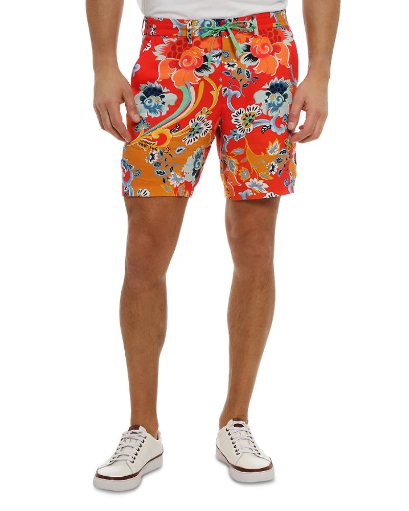 Taj Floral Straight Fit 10" Shorts