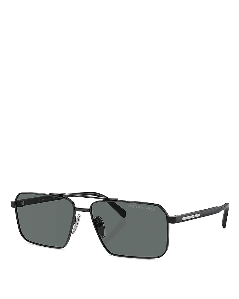 Prada Rectangular Sunglasses, 61mm