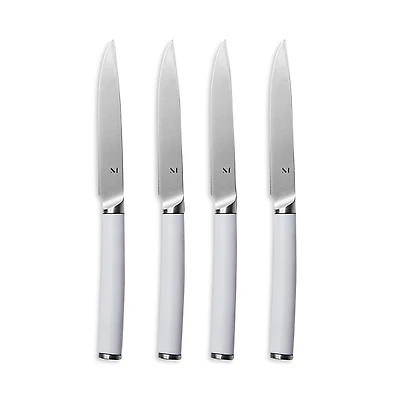 Material Matte Stainless Steel Set of 4 Table Knives and Holder