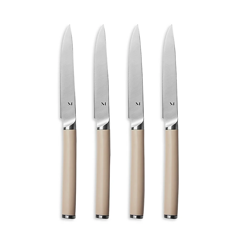 Material Matte Stainless Steel Set of 4 Table Knives and Holder