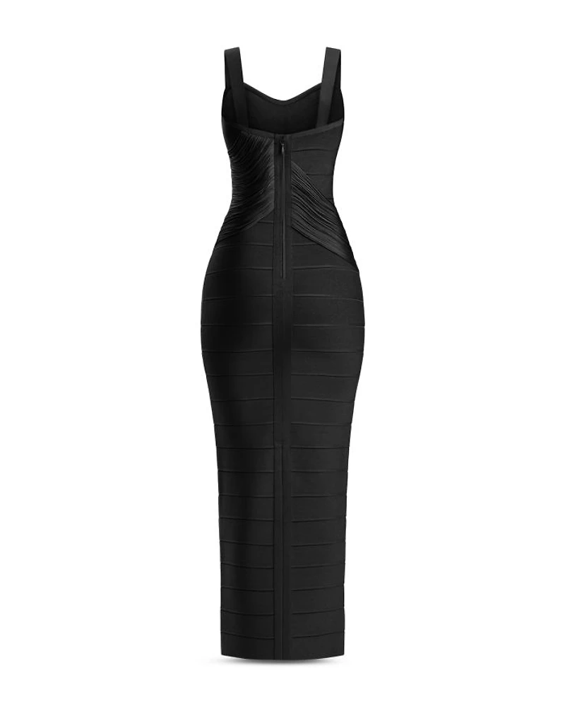 The Autumn Fringe Bandage Gown