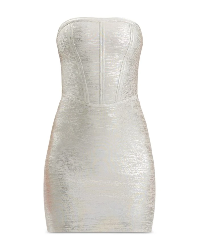 The Avery Foil Corset Dress