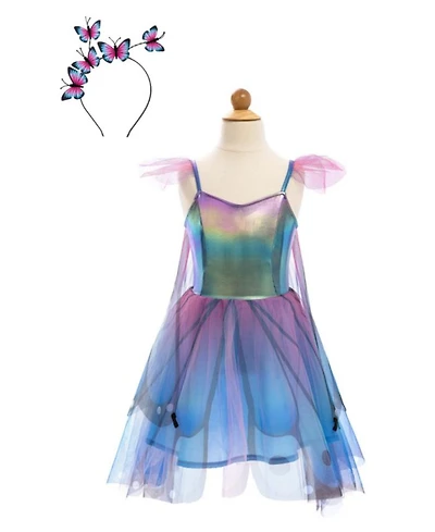 Butterfly Twirl Dress & Wings Costume - Ages 3+
